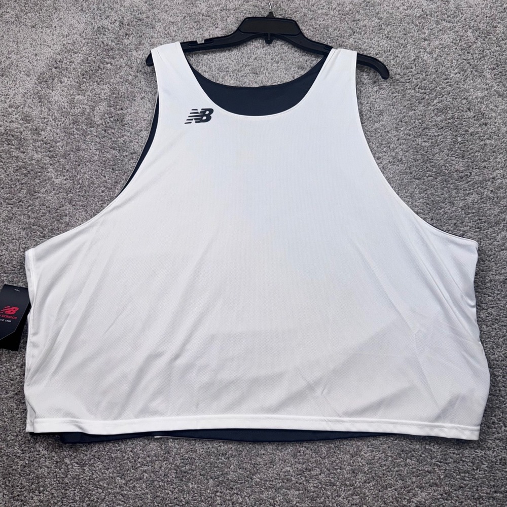 New Balance Reversible Pennie Jersey ADULT Black White 2XL/3XL NEW - Picture 6 of 8